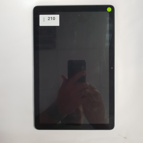 210 - TCL TABLET
model 9160G; IMEI - 358946220369153; Google Account locked.
Note: It is the buyer's respo... 