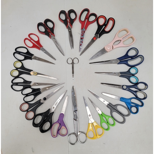 126 - TWENTY-TWO PAIRS OF SCISSORS
of various sizes
Note: You must be over the age of 18 to bid on this lo... 