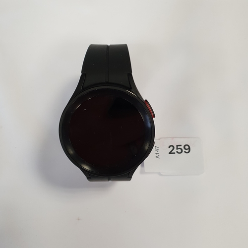 259 - SAMSUNG GALAXY WATCH 
model SM-R920, serial number RFATA1W29AH, wiped
Note: It is the buyer's respon... 