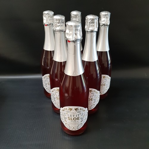 245 - SIX BOTTLES OF M&S LET IT SLOE FIZZ
75cl and 4%
Note: You must be over 18 Years of Age to bid on thi... 