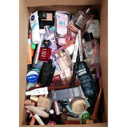 22 - ONE BOX OF TOILETRIES AND COSMETICS
including, Armani, Michael Kors, Estee Lauder, Dior and Gucci