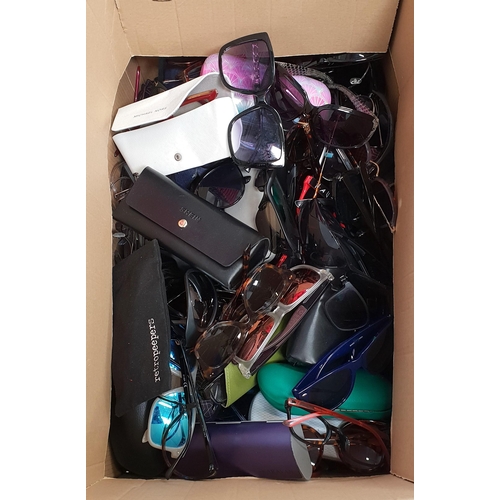 23 - ONE BOX OF SUNGLASSES AND GLASSES

Note: some may have prescription lenses