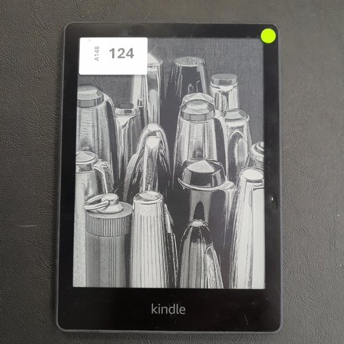 124 - AMAZON KINDLE PAPERWHITE 5 E-READER
11th generation, serial number G000 PX11 1504 10JV
Small dent to... 