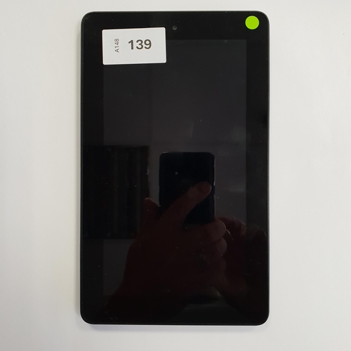 139 - AMAZON KINDLE FIRE 6th GENERATION
serial number G000 KL02 6255 0N63
Note: It is the buyer's responsi... 