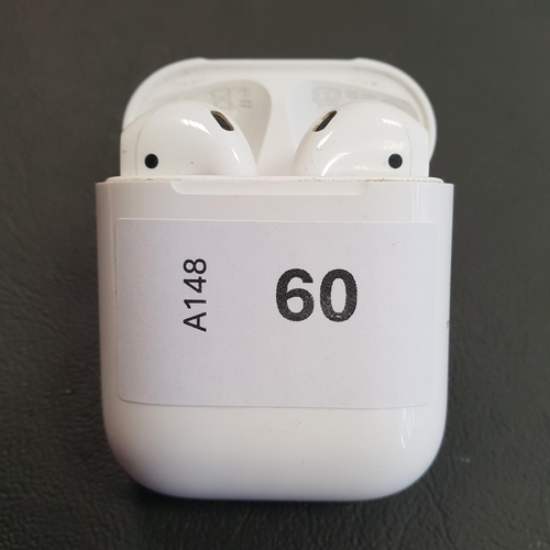 60 - PAIR OF APPLE AIRPODS 2ND GENERATION
in Lightning charging case