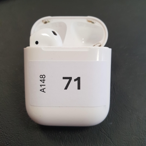 71 - SINGLE APPLE AIRPOD 2ND GENERATION
in Lightning charging case