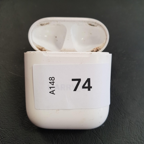 74 - APPLE AIRPODS LIGHTNING CHARGING CASE
Note: With personalisation 'HARRY_O