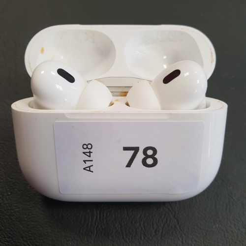 78 - PAIR OF APPLE AIRPODS PRO 2nd GENERATION
in Magsafe Charging case (Lightning)