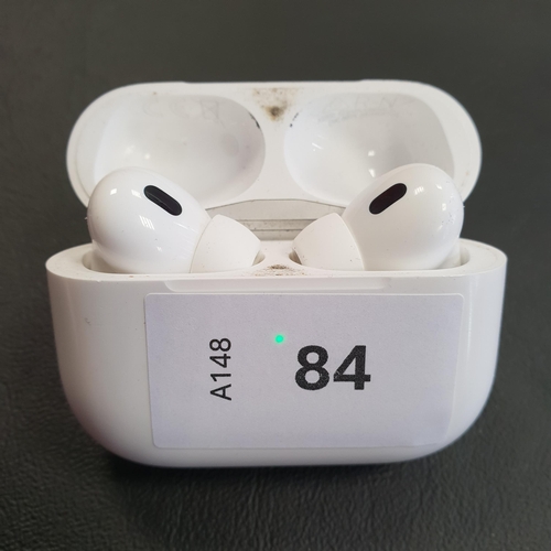 84 - PAIR OF APPLE AIRPODS PRO 2nd GENERATION
in Magsafe Charging case (Lightning)