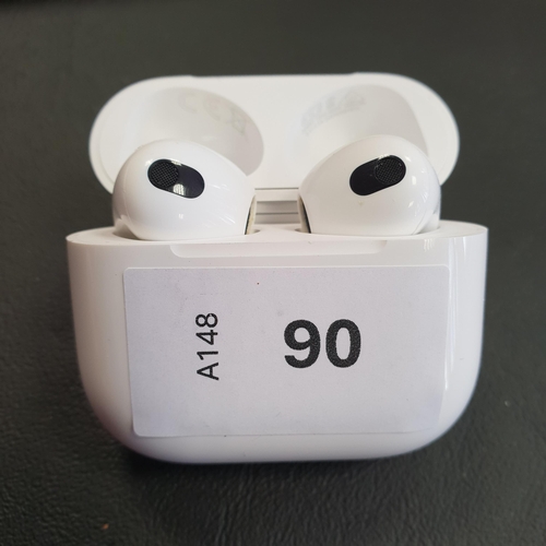 90 - PAIR OF APPLE AIRPODS 3RD GENERATION
in Lightning charging case