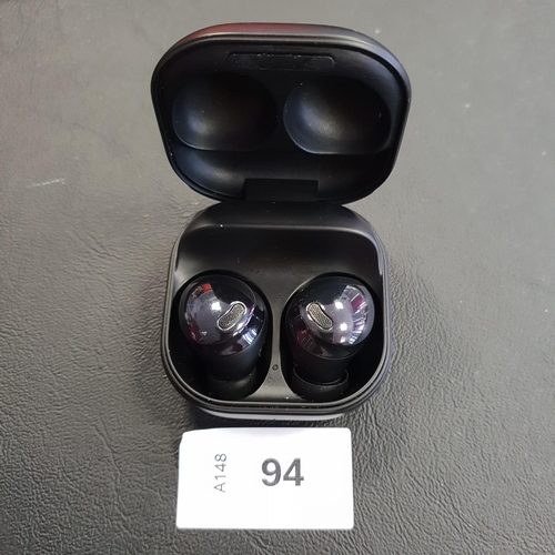 94 - PAIR OF SAMSUNG EARBUDS
in charging case, model SM-R190