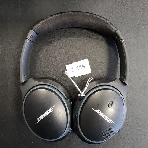 119 - PAIR OF BOSE SOUNDLINK BA2 WIRELESS HEADPHONES
Headband is worn