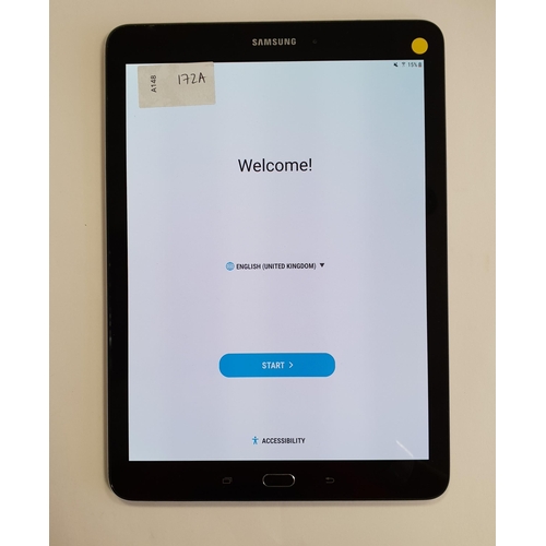 172A - SAMSUNG GALAXY TAB S2
Model: SM-T810. S/N R52G90Z9VR. NOT Google Account Locked.  Note: It is the bu... 