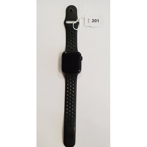 201 - APPLE WATCH SERIES 5
44mm case; model A2093; S/N DVPCG3RTMLTT; NOT Apple Account Locked. 
Note: It i... 