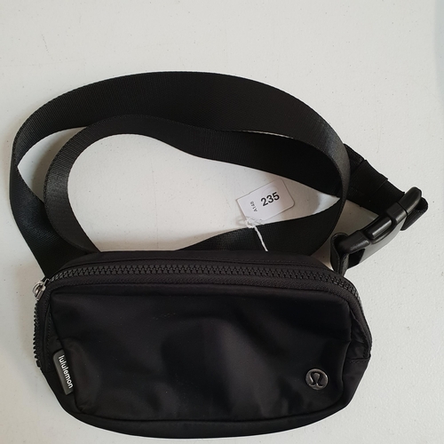 235 - LULULEMON BLACK EVERYWHERE BELT BAG