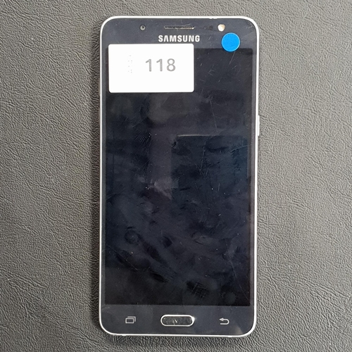 118 - SAMSUNG GALAXY J5
model SM-J510FN/DS; IMEI 355773081910385; Google Account Locked. Note: Crack and s... 