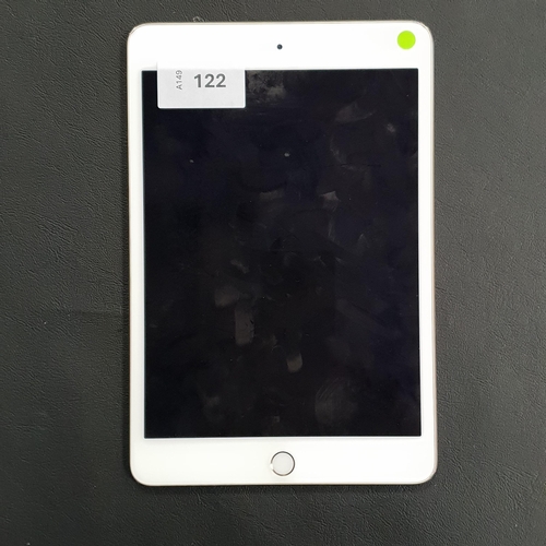 122 - APPLE IPAD MINI 4 - A1538 - WIFI  
serial number F9FVL2GUGHKL. NOT Apple account locked. 
Note: It i... 