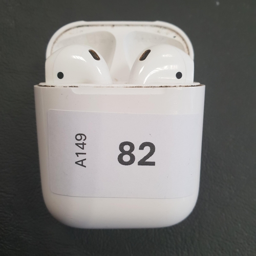 82 - PAIR OF APPLE AIRPODS 2ND GENERATION
in Lightning charging case