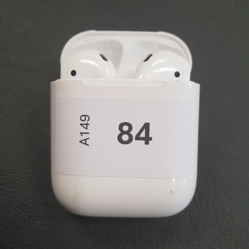 84 - PAIR OF APPLE AIRPODS 2ND GENERATION
in Lightning charging case