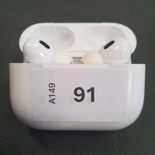 91 - PAIR OF APPLE AIRPODS PRO 2nd GENERATION
in Magsafe Charging case (Lightning)
Note: with personalisa... 