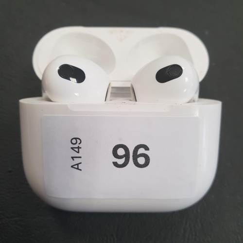 96 - PAIR OF APPLE AIRPODS 3RD GENERATION
in lightning charging case