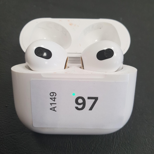 97 - PAIR OF APPLE AIRPODS 3RD GENERATION
in lightning charging case