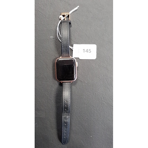 145 - APPLE WATCH SERIES 6
40mm case; model A2375; S/N GY6DV604Q1XX; Apple Account Locked. Scratches to sc... 