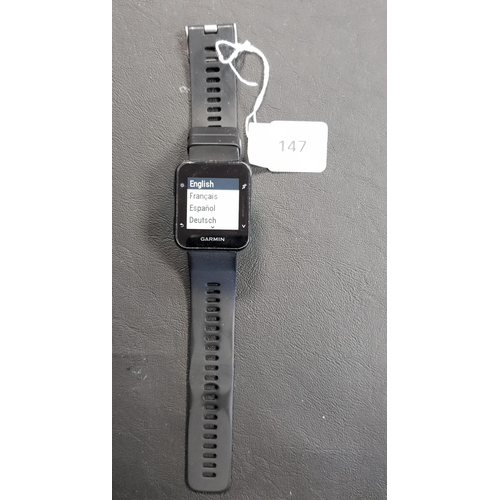 147 - GARMIN SMARTWATCH 
S/N 4YT044096. Wiped
Note: It is the buyer's responsibility to make all necessary... 