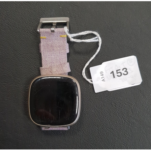 153 - FITBIT VERSA 3 SMARTWATCH
Note: one side of watch strap missing.