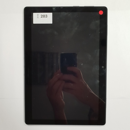 LENOVO TABLET
model TB-X505X; IMEI - 865781046002746; NOT Google Account Locked. 
Note: It is the buyer's responsibility to make all necessary checks prior to bidding to establish if the device is blacklisted/ blocked/ reported lost. Any checks made by Mulberry Bank Auctions will be detailed in the description. Please Note - No refunds will be given if a unit is sold and is subsequently discovered to be blacklisted or blocked etc.