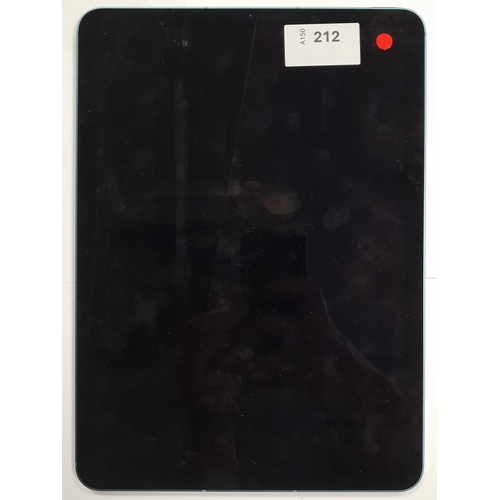 212 - APPLE IPAD AIR 5TH GEN - A2589 - WIFI & CELLULAR  
serial number XQT3YC9MWJ. IMEI 356422242109953. N... 