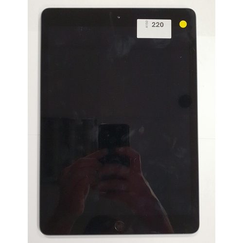 220 - APPLE IPAD 8TH GENERATION - A2270 - WIFI 
serial number F9GDN54BQ1GC. NOT Apple account locked. 
Not... 