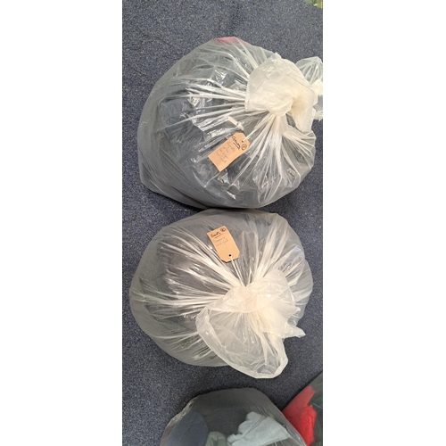 66 - TWO BAGS OF GENTS CLOTHING ITEMS
including Regatta, Nike, Lee Cooper, Paul Smith, Patagonia, Land's ... 