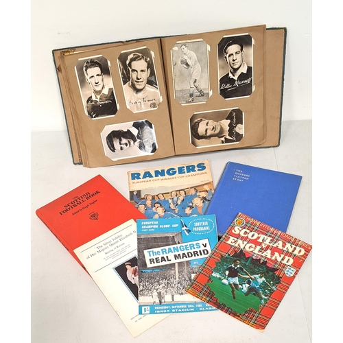 430 - ASSORTMENT OF RANGERS AND SCOTTISH FOOTBALL EPHEMERA
including Rangers souvenir program 'The Rangers... 