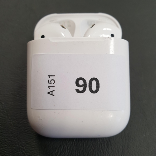 PAIR OF APPLE AIRPODS 2ND GENERATION
in Lightning charging case