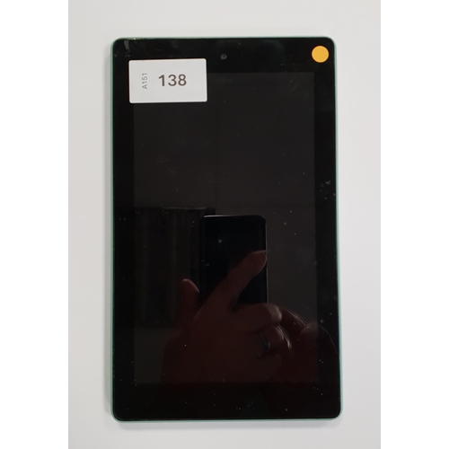 AMAZON KINDLE FIRE 7 9th GENERATION
serial number GCC1 1708 0482 0122
Note: It is the buyer's responsibility to make all necessary checks prior to bidding to establish if the device is blacklisted/ blocked/ reported lost. Any checks made by Mulberry Bank Auctions will be detailed in the description. Please Note - No refunds will be given if a unit is sold and is subsequently discovered to be blacklisted or blocked etc.