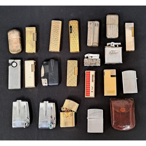 328 - SELECTION OF VINTAGE LIGHTERS
including IMCO Triplex super 6700, Brother-lite, white metal cased, et... 