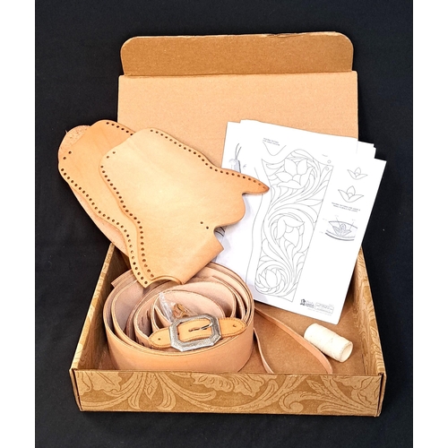 375 - BOXED CHEYENNE HOLSTER MAKING KIT