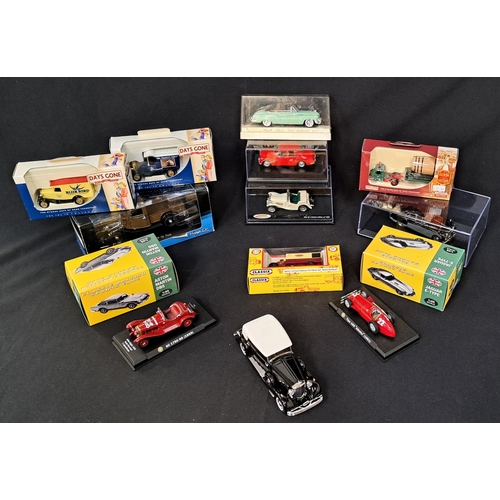 445 - SELECTION OF BOXED DIE CAST AND OTHER COLLECTABLE MODEL VEHICLES
including Age D'or Solido; Classic ... 