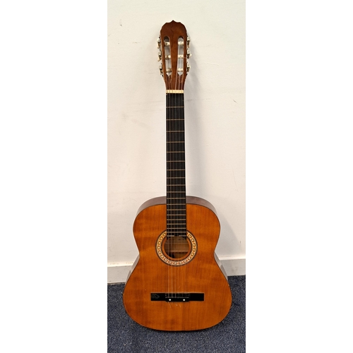 418 - CORDONA CLASSICAL GUITAR
labelled Cardona CG800 Model number 150-010, with twelve frets to body, ove... 