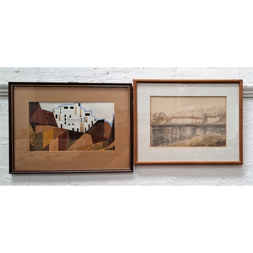 505 - D D BIRCHALL
watercolour building and river scene, signed and dated '82, and inscribed verso '19 Aln... 