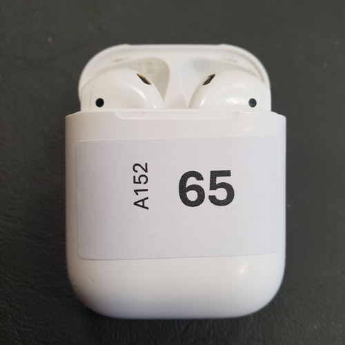 65 - PAIR OF APPLE AIRPODS 2ND GENERATION
in Lightning charging case