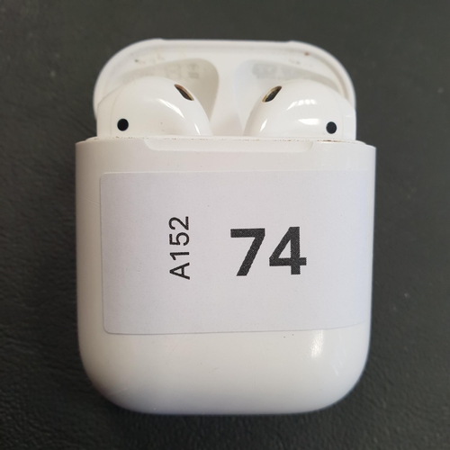 PAIR OF APPLE AIRPODS 2ND GENERATION
in Lightning charging case