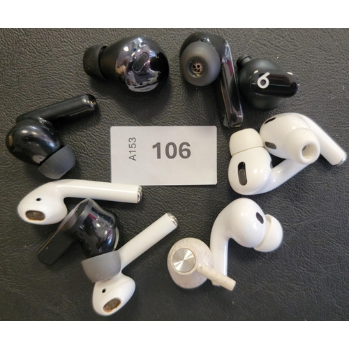 SELECTION OF ELEVEN LOOSE EARBUDS
including Apple and Souncore (11)