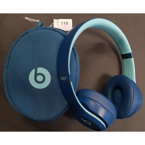 PAIR OF BEATS SOLO3 HEADPHONES
in beats case