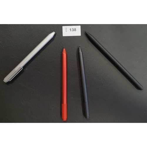 FOUR COMPUTER/TABLET PENS