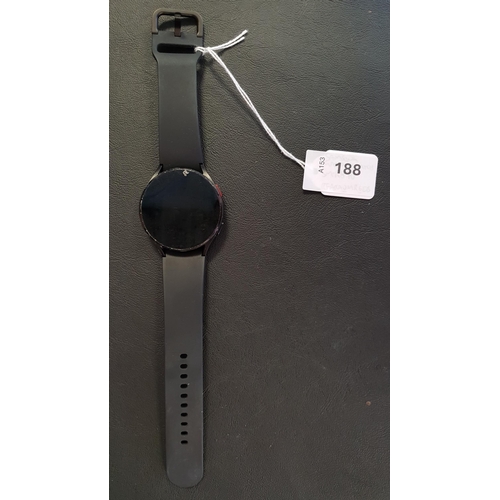 188 - SAMSUNG GALAXY WATCH
model SM-R870F, S/N RFARA0MR6EB, wiped. Wear to bezel
Note: It is the buyer's r... 