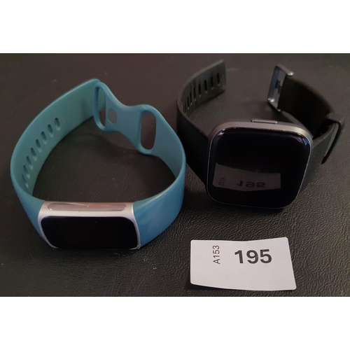 TWO FITBIT FITNESS TRACKERS
comprising a Charge 5 and a Versa 2 (2)