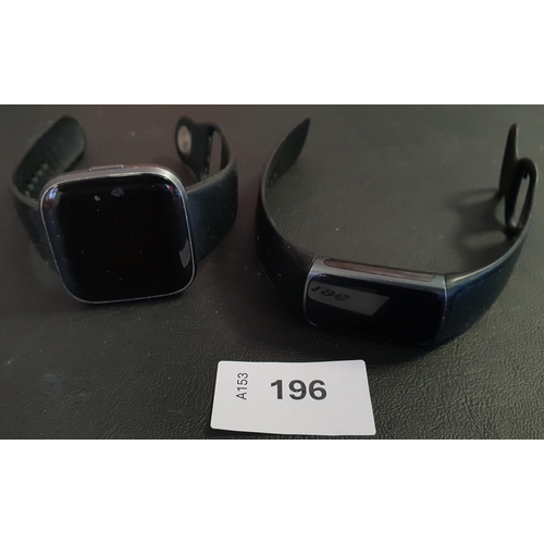 TWO FITBIT FITNESS TRACKERS
comprising a Charge 5 and a Versa 2 (2)