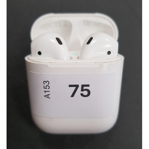 PAIR OF APPLE AIRPODS 2ND GENERATION
in Lightning charging case